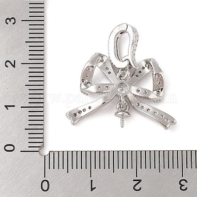 Латунный микро-паве кубический цирконий KK-N256-16P-1