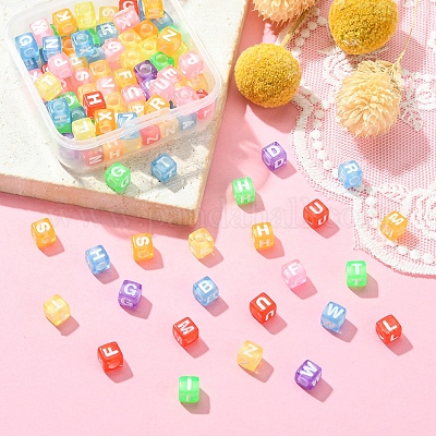 Прозрачные акриловые бусины MACR-YW0002-29-1