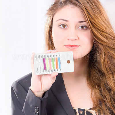 2шт 2-цветная акриловая доска для демонстрации накладных ресниц AJEW-GO0001-31-1