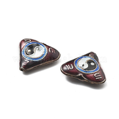 Бусины ручной работы перегородчатой CLB-Q002-02D-1