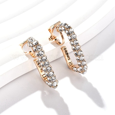 Клипсы из сплава силикона EJEW-Z120-02G-03-1