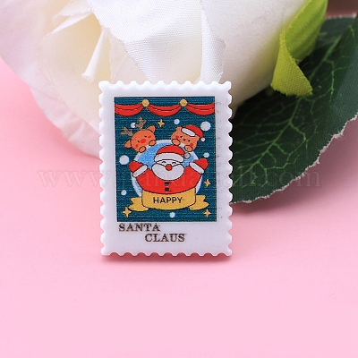 Кабошоны из смолы для рождественской печати XMAS-PW0001-220D-1