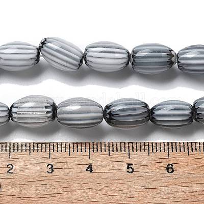 Ручной работы millefiori стеклянные бусины нитки LAMP-F035-12L-1