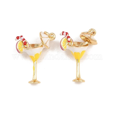 Латунь эмаль подвески KK-B157-20G-01-1