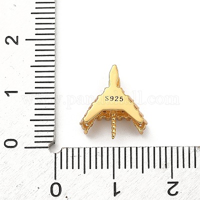 925 подвеска-корона из стерлингового серебра с прозрачными кубическими цирконами STER-P068-04G-1