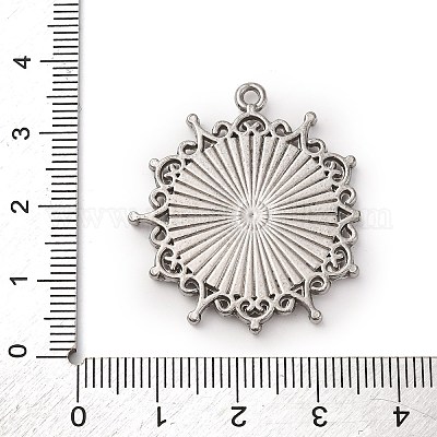 Оправы для подвесок из нержавеющей стали 304 в виде кабошонов STAS-Q363-03P-1