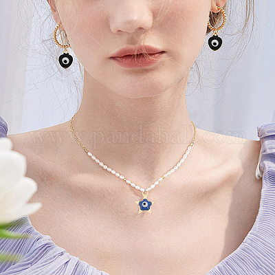 54 шт. 9 стиля 304 нержавеющая сталь эмалированные подвески от сглаза STAS-CA0002-06-1