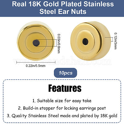 10 шт. гайки-уши из нержавеющей стали 304 STAS-BBC0005-39G-1