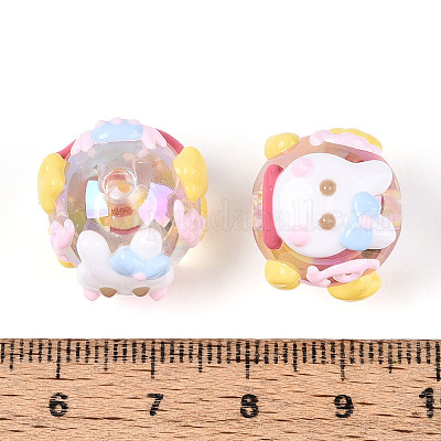 Акриловые бусины OACR-M021-03-1