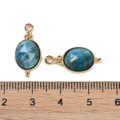 Граненые подвески из натурального апатита KK-L218-003G-01-1