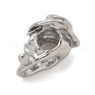 Европейские бусины из нержавеющей стали 304 STAS-S183-05A-P-1