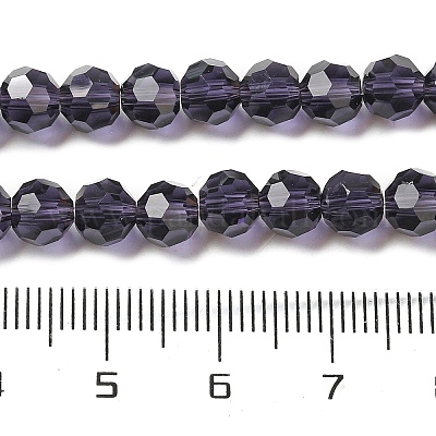 Прозрачные стеклянные бусины EGLA-A035-T6mm-D15-1