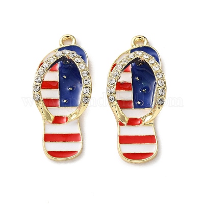 Подвески из сплава с эмалью ко дню независимости ENAM-I069-01G-07A-1