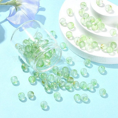 100 шт. матовые стеклянные бусины&nbsp;DGLA-YW0001-36H-1