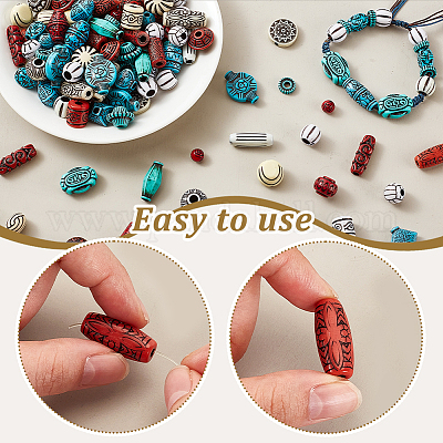 170 шт. Непрозрачные акриловые бусины MACR-PH0001-83-1