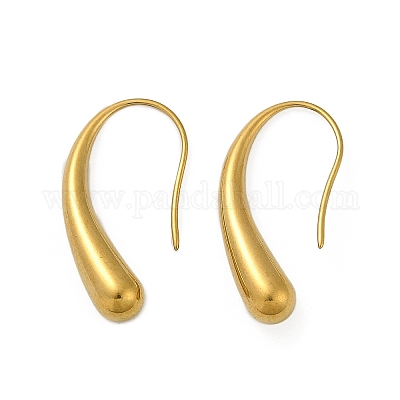 Серьги-капли из нержавеющей стали 304 EJEW-S272-06G-1