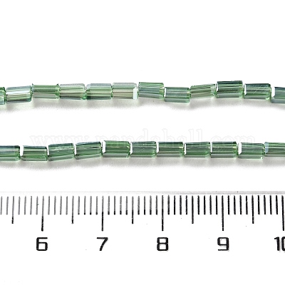 Гальваническое покрытие прозрачные стеклянные бусины нити перламутровый блеск покрытие EGLA-H106-01A-PL08-1