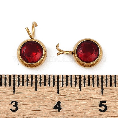 Ионное покрытие (ip) 304 нержавеющая сталь микропаве кубический цирконий подвески STAS-Z094-02G-09-1