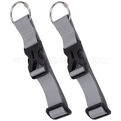 2 Pack 75'' x 2'' Adjustable Luggage Straps for Suitcase Belt Travel Bag  Packing Straps Accessories 