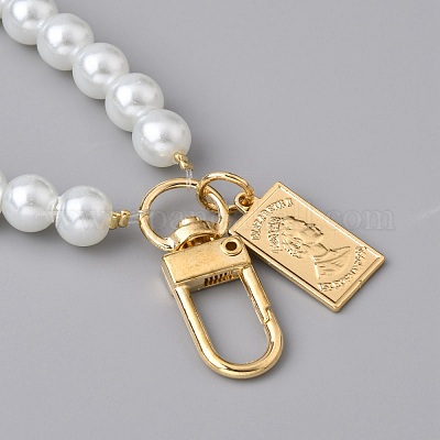 Стеклянные жемчужные брелки своими руками&nbsp;AJEW-WH0289-76-1