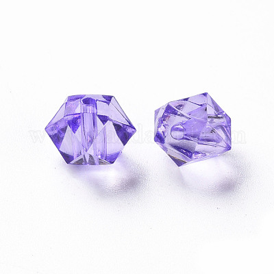 Прозрачные акриловые бусины TACR-S154-15B-47-1