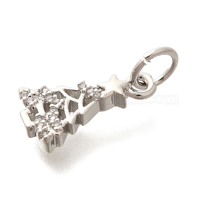 Стойки обшивки латунь микро проложить кубическую прелесть диоксида циркония KK-H508-30P-1