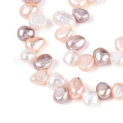 Нити из натурального культивированного пресноводного жемчуга PEAR-T006-24-1