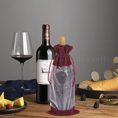 Бархатные мешочки для упаковки бутылок вина ABAG-WH20013-11A-1