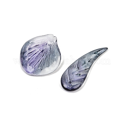 Прозрачные стеклянные бусины градиентного цвета GLAA-B026-01J-1