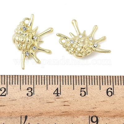 Подвески из сплава и страза FIND-L025-08G-1