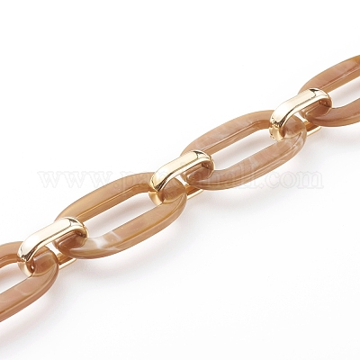 Акриловые кабельные цепи ручной работы AJEW-JB00947-04-1