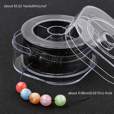 Круглая эластичная кристаллическая нить&nbsp;EW-YW0002-D02-04-1