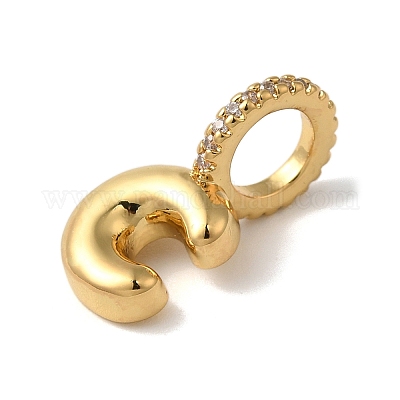 Латунные микро проложить кубического циркония подвески KK-K345-13C-G-1