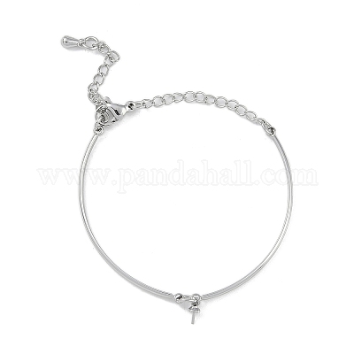 Латунь браслет-цепочка материалы KK-U020-13P-1