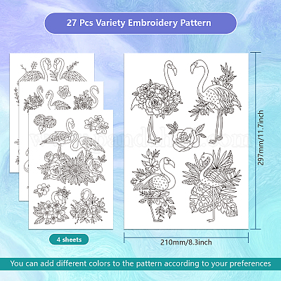 Shop Non-woven Fabrics Water Soluble Embroidery Pattern Fabric for Jewelry  Making - PandaHall Selected