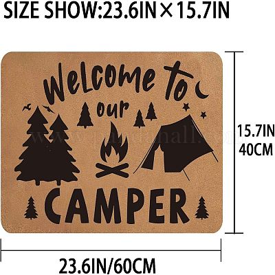 Коврик из льна AJEW-WH0142-005-1