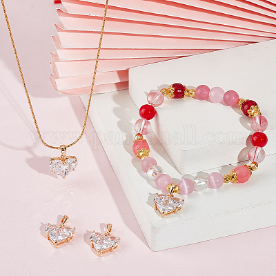 Латунные подвески из кубического циркония ZIRC-BBC0002-43-1