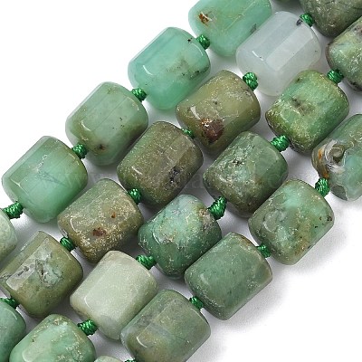 Натуральные хризопразные бисерные пряди&nbsp;G-C270-D01-01-1