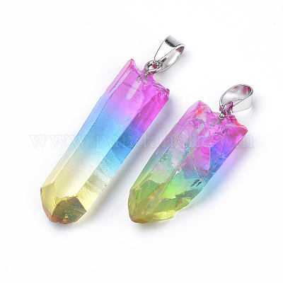 Природного хрустальные подвески G-R443-15E-1