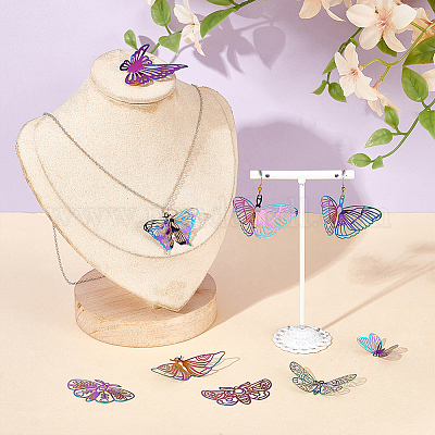 32 шт. 8 стиля подвески из нержавеющей стали 201 STAS-UN0058-24-1