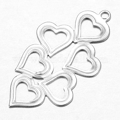 Подвески из нержавеющей стали 201&nbsp;LS-STAS-G073-17P-1