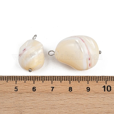 Подвески из натуральных ракушек STAS-D378-30P-1