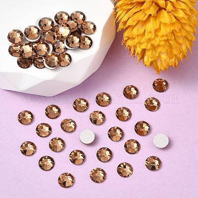 Preciosa® maxima crystal без горячей фиксации плоские камни Y-PRC-NSS10-10210-1