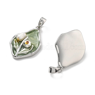 Латунь эмаль подвески KK-B129-25P-01-1