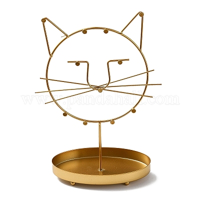 Подставка для железных ювелирных изделий с подносом ODIS-K003-06D-G-1