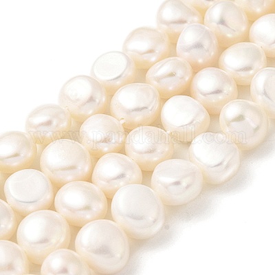 Нити из натурального культивированного пресноводного жемчуга PEAR-A006-09G-X-1