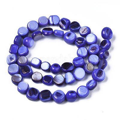 Нити бусин из натуральных трохоидных/трохус ракушек SHEL-S258-083-B03-1