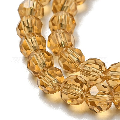 Прозрачные стеклянные бусины EGLA-A035-T4mm-D17-1