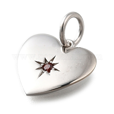 925 стерлингового серебра микро Pave прозрачные кубические циркониевые подвески STER-V001-01P-01-1