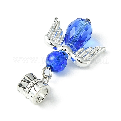 Стеклянные европейские подвески с подвесками PALLOY-JF02388-1